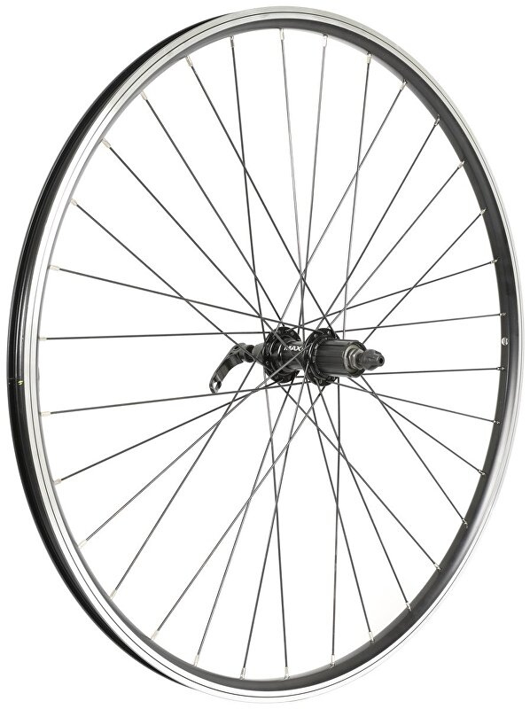 zapletené kolo 28/29" MAX1 V-brake zadní 8-11sp. černé Barva: Černá, Velikost: 28"