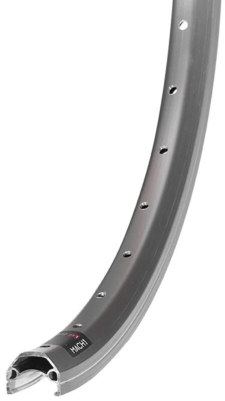 ráfek MACH1 trekový ER-10 V-brake 32děr/1nýt stříbrný Velikost: 700C