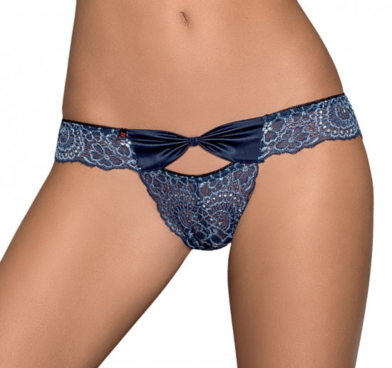 Modré kalhotky Blueberry Seduction, S–M