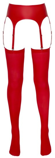 NO:XQSE Suspender Belt Red S/M