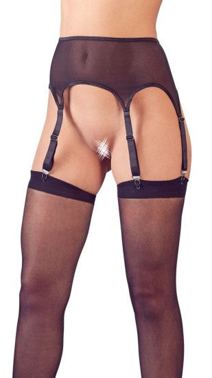 NO:XQSE Suspender Belt Black S/M