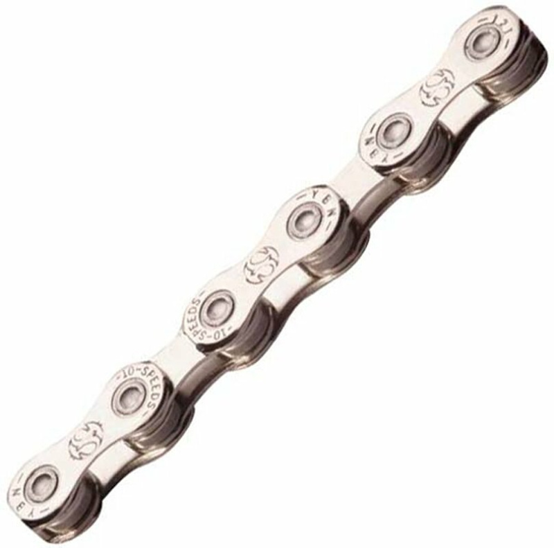 řetěz MAX1 10 speed, 116L, stříbrný, se spojkou Barva: Stříbrná, Velikost: 10sp
