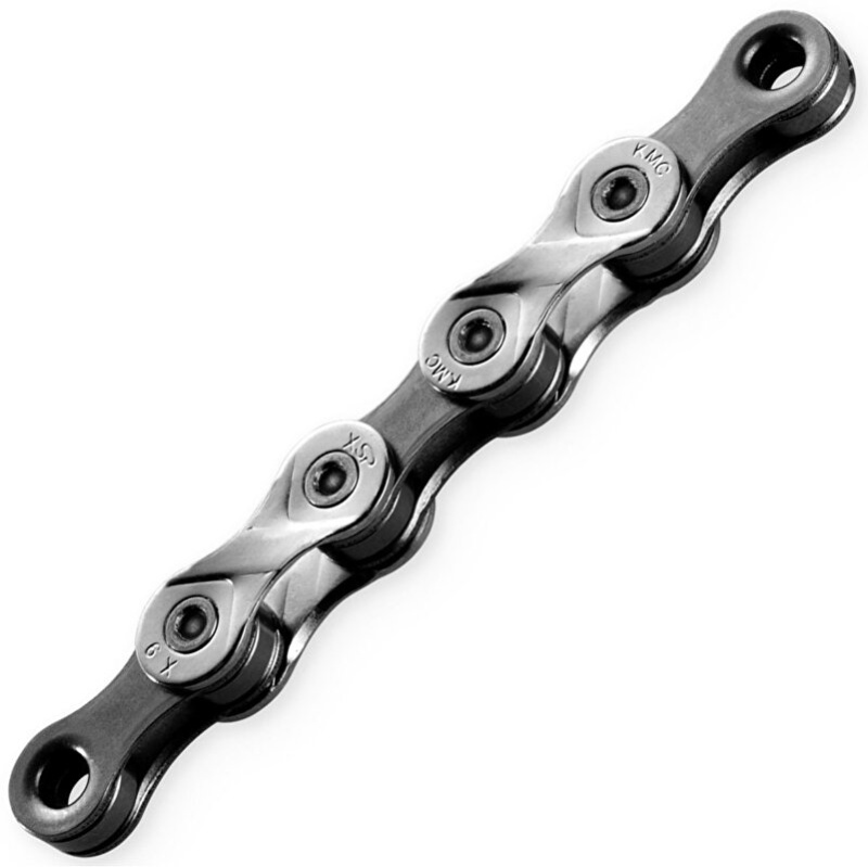 řetěz KMC X-9.93 stř/šedý baleno v PE, 116 čl. Velikost: 9sp