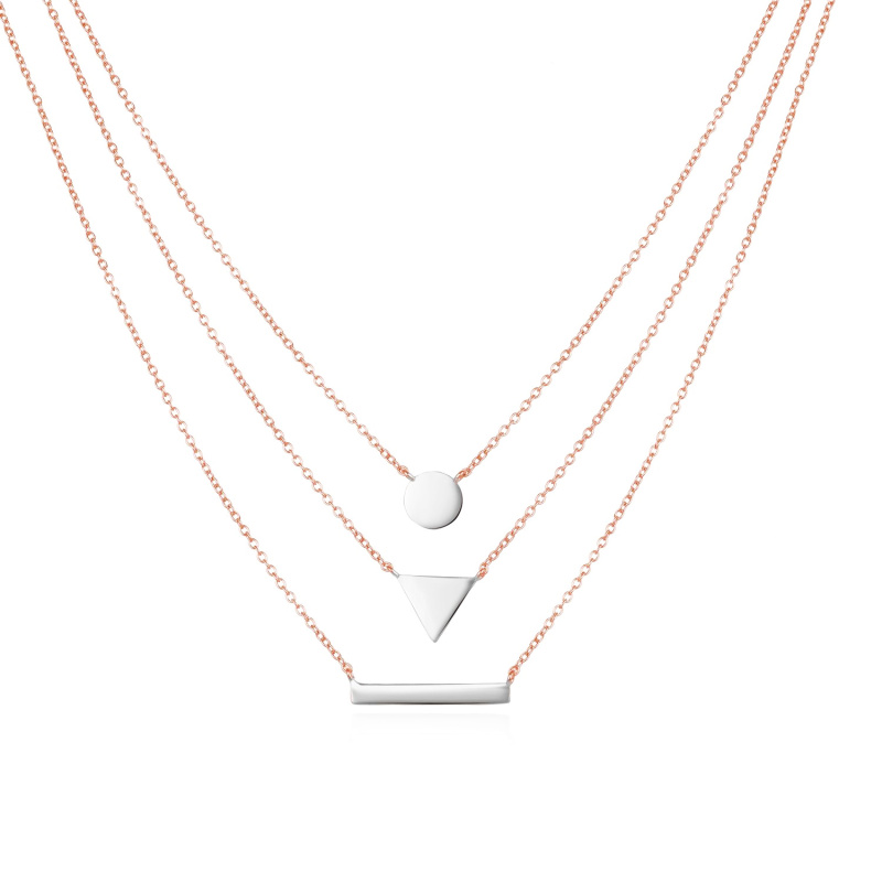 MOISS Módní bicolor náhrdelník Bellinda N0000740