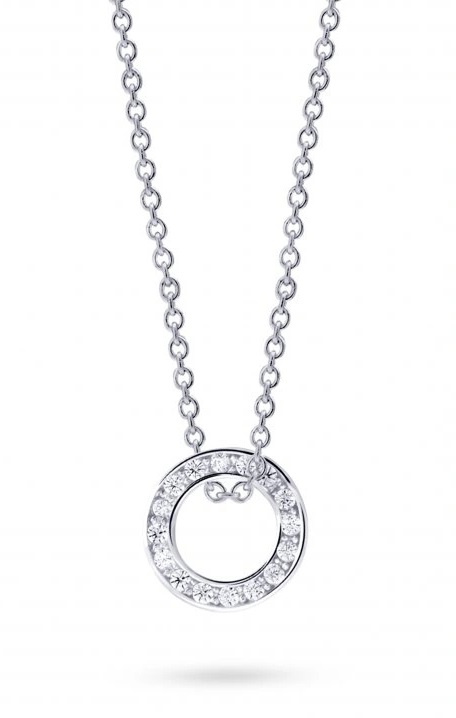 Cutie Jewellery Kruhový přívěsek z bílého zlata Z3061-40-10-X-2