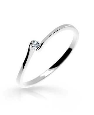 Cutie Jewellery Zásnubní prsten z bílého zlata Z6727-2947-10-X-2 55 mm