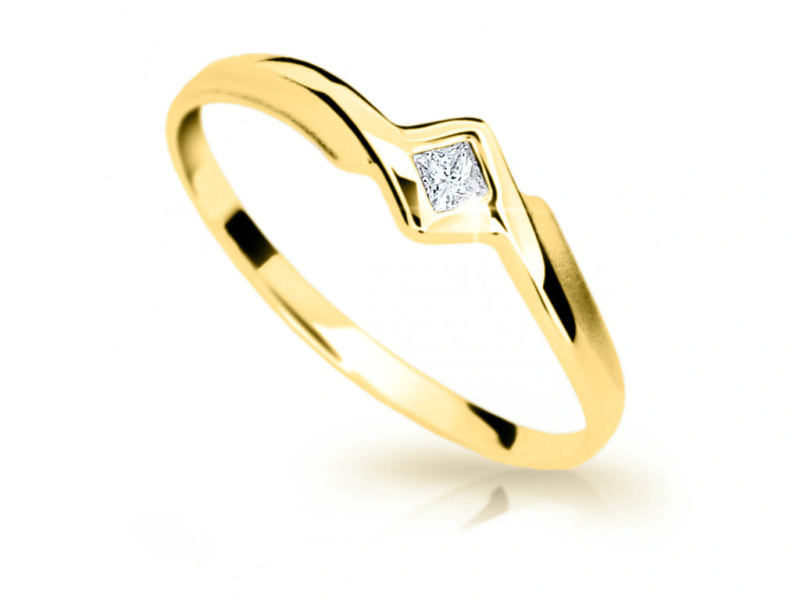 Cutie Jewellery Krásný zásnubní prsten ze zlata Z6722-1113-10-X-1 60 mm