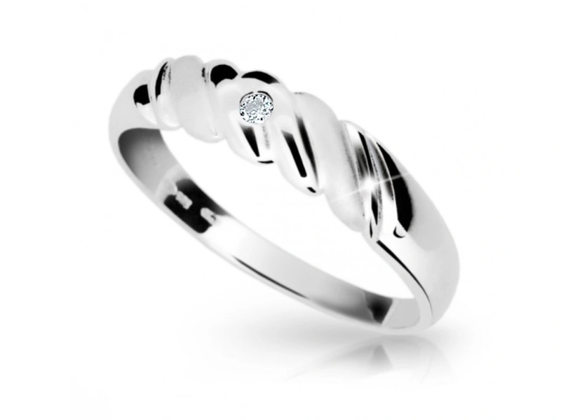 Cutie Diamonds Prsten z bílého zlata s diamantem DZ6732-1207-10-X-2 59 mm