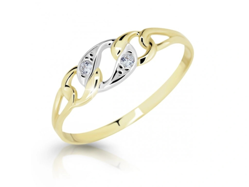 Cutie Diamonds Krásný prsten ze žlutého zlata s diamanty DZ6735-1242-10-X-1 49 mm
