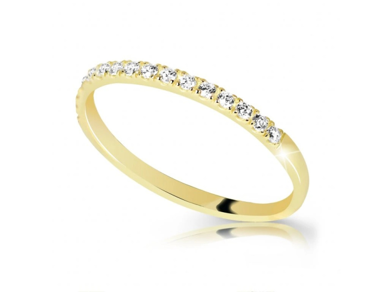Cutie Diamonds Prsten ze žlutého zlata s brilianty DZ6739-10-X-1 62 mm