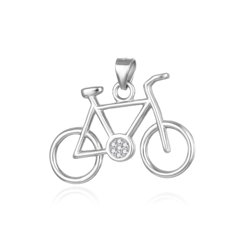 Agato Přívěsek ze stříbra Jízdní kolo AGH734M