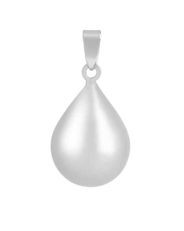 MUMMY BELL Postříbřená těhotenská rolnička Kapka Lásky KAPLS