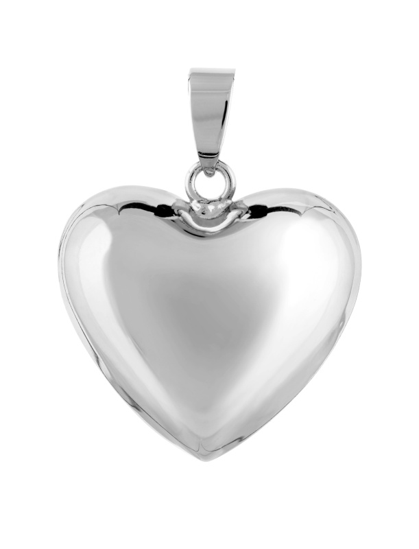 MUMMY BELL Postříbřená těhotenská rolnička Srdíčko RSS