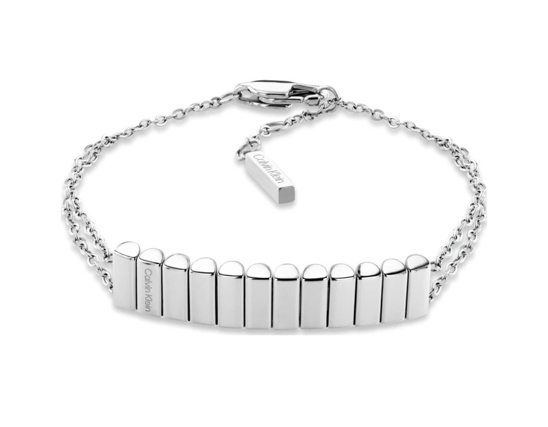 Calvin Klein Dvojitý dámský náramek z oceli Modern Repetition 35000941
