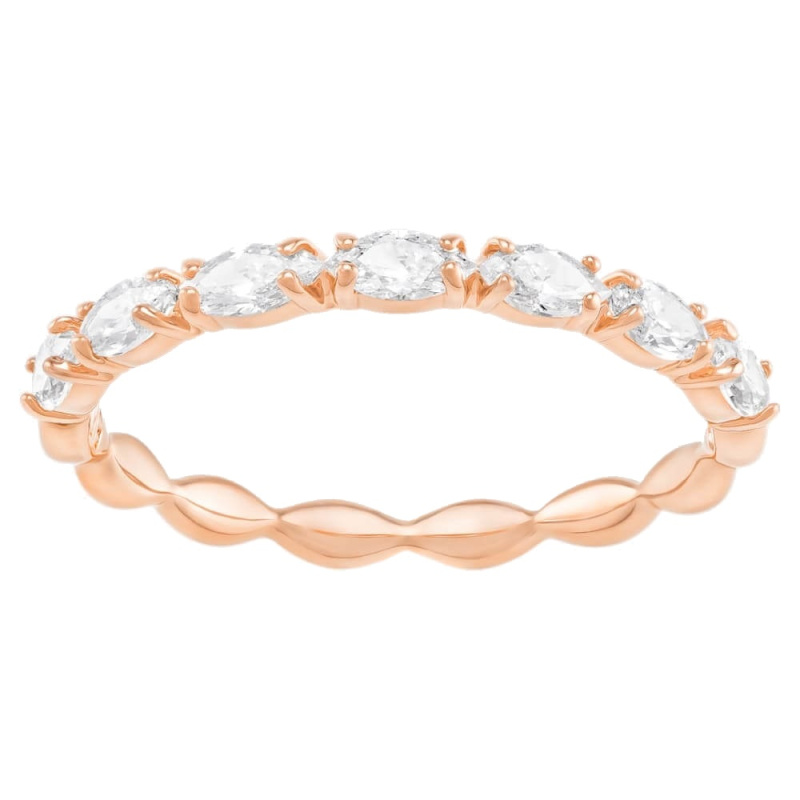 Swarovski Pozlacený třpytivý prsten Vittore 5366571 57 mm