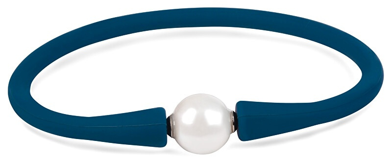 JwL Luxury Pearls Modrý sportovní perlový náramek JL0876