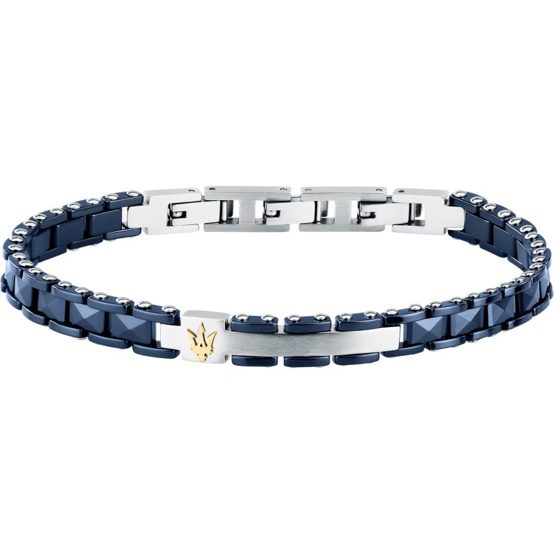 Maserati Modrý keramický náramek pro muže Ceramic JM426ATZ96