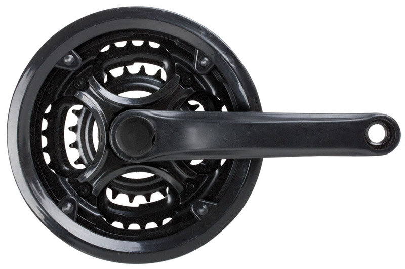 BASIC kliky LASCO Mtb 42-34-24z/170mm s krytem černé