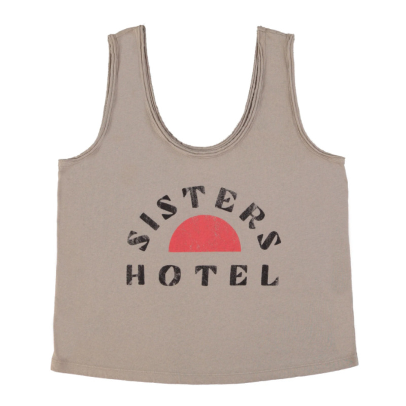SISTERS DEPARTMENT Dámský top - Grey / sisters hotel Velikost: M