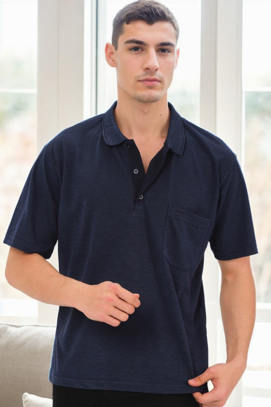 Pánské polokošile Dewberry, tmavě modré