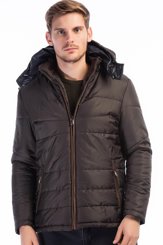 Pánská zimní bunda Dewberry hnědá