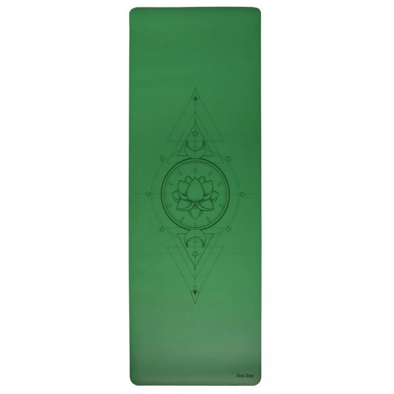SharpShape Podložka na jógu PU DREAM zelená
