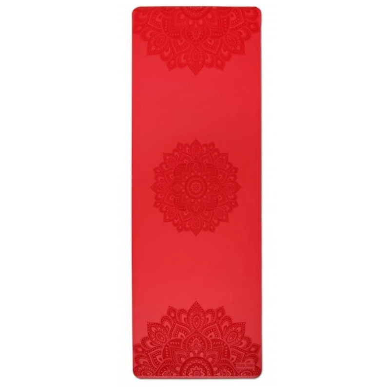 SharpShape Podložka na jógu PU BLOSSOM červená