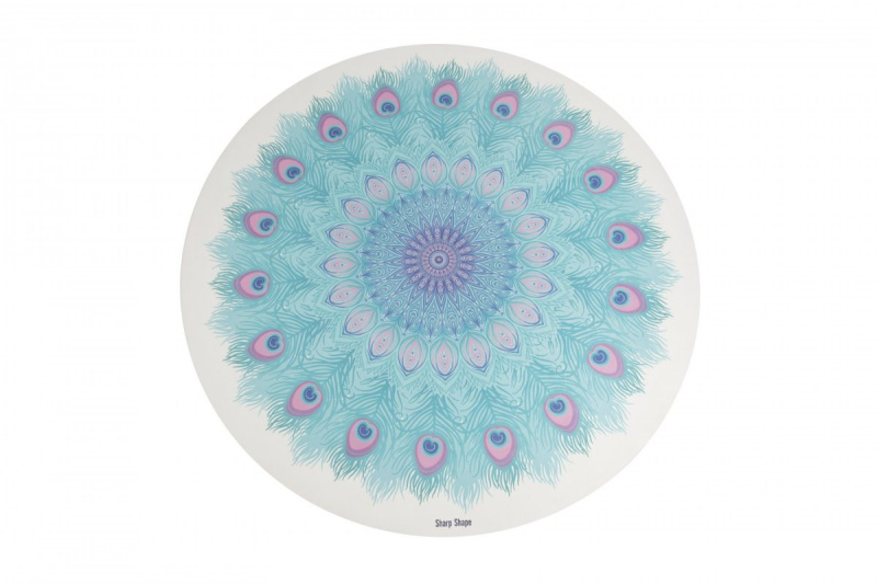 SharpShape Kruhová podložka na jógu Peacock