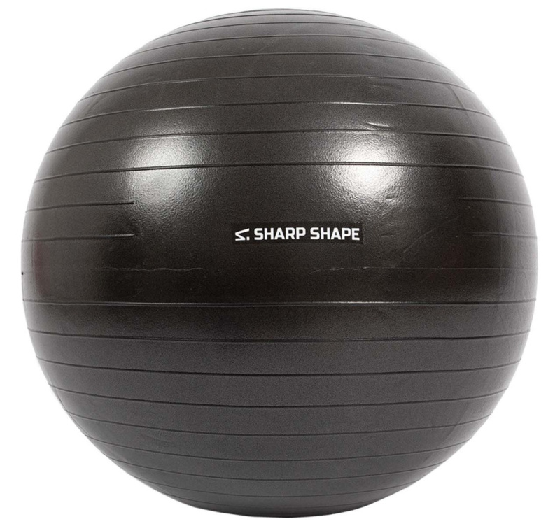 SharpShape Gymnastický míč 75 cm černý