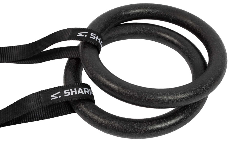 SharpShape Gymnastické kruhy černé
