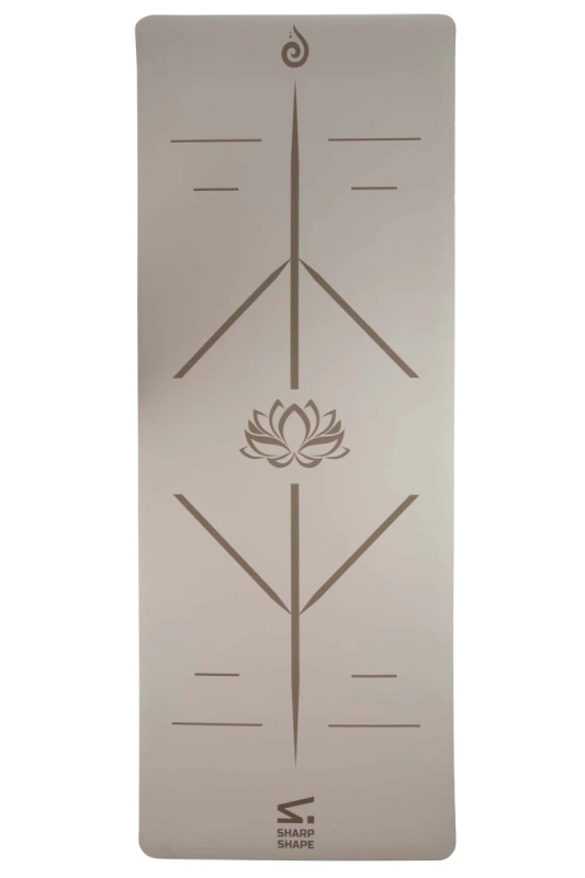 SharpShape Podložka na jógu PU SHANTI Milk tea