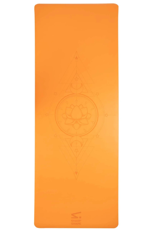 SharpShape Podložka na jógu PU DREAM oranžová
