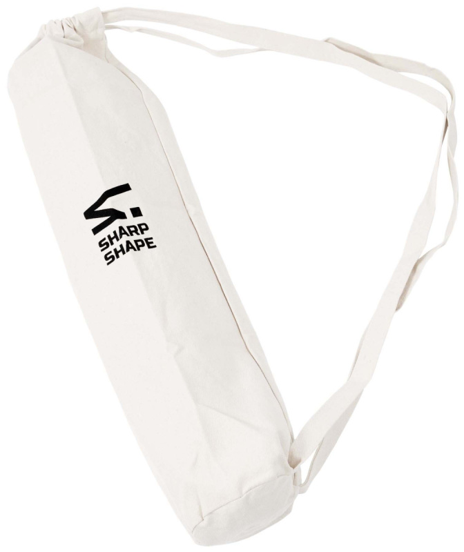 SharpShape Vak na jogamatku CANVAS bílý