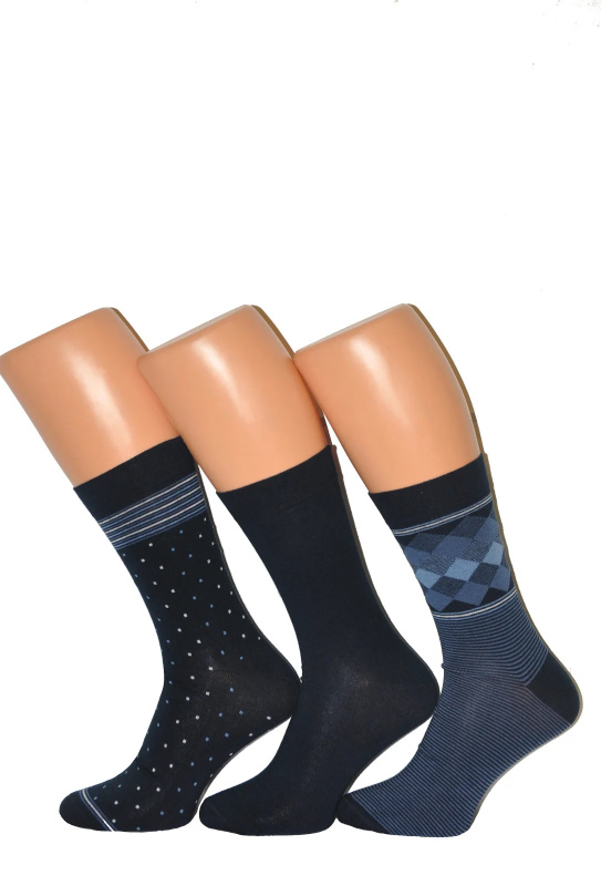 Ponožky Cornette Premium A40 A'3 39-47 tmavě modrá 42-44