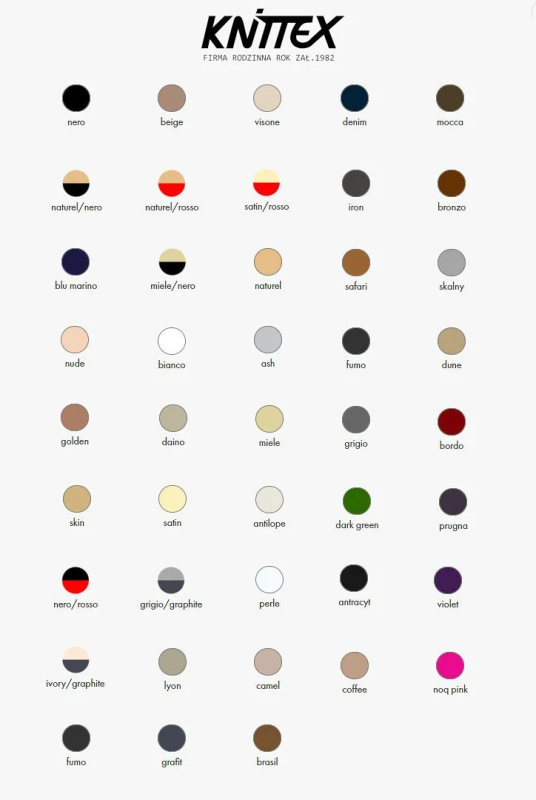 Dámské ponožky Knittex Coquette 20 den nero Univerzální