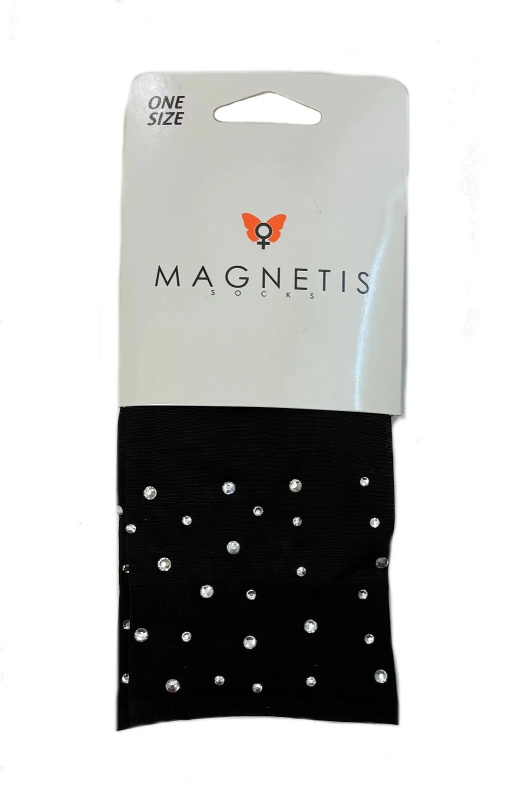 Magnetis Diamonds Lycra ponožky černá univerzální
