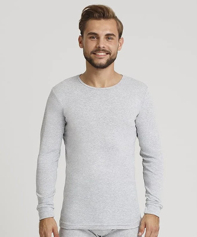 Pánské tričko Gucio dl/r M-2XL grafit XL
