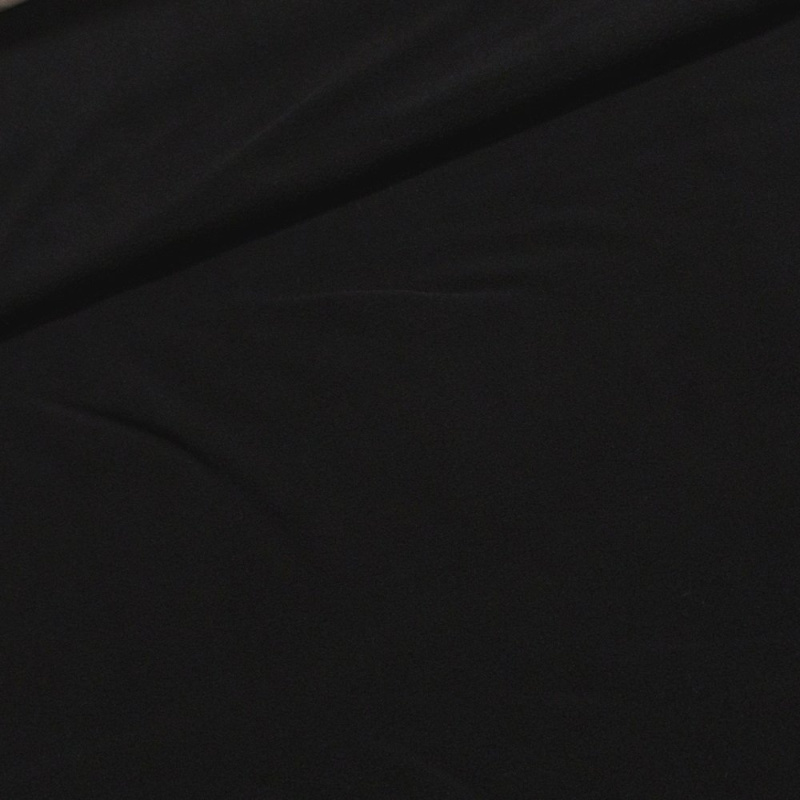 Fleece (flís) 001 jednobarevná uni černá, š.150cm (látka v metráži)