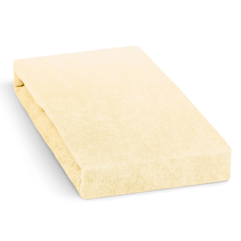 Polášek froté prostěradlo 100x220cm, krémové