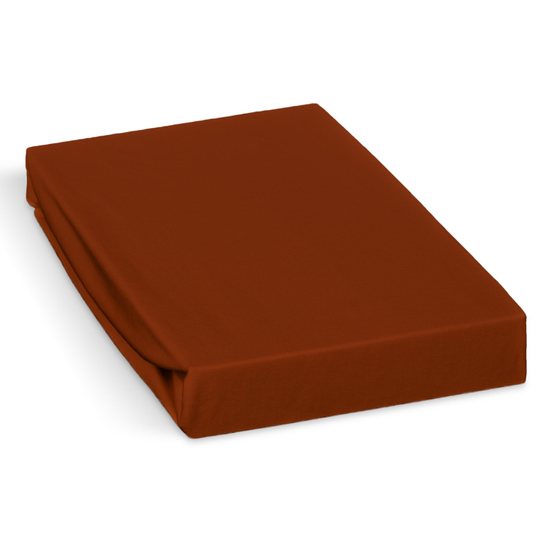 Polášek jersey prostěradlo 200x200cm, skořicové