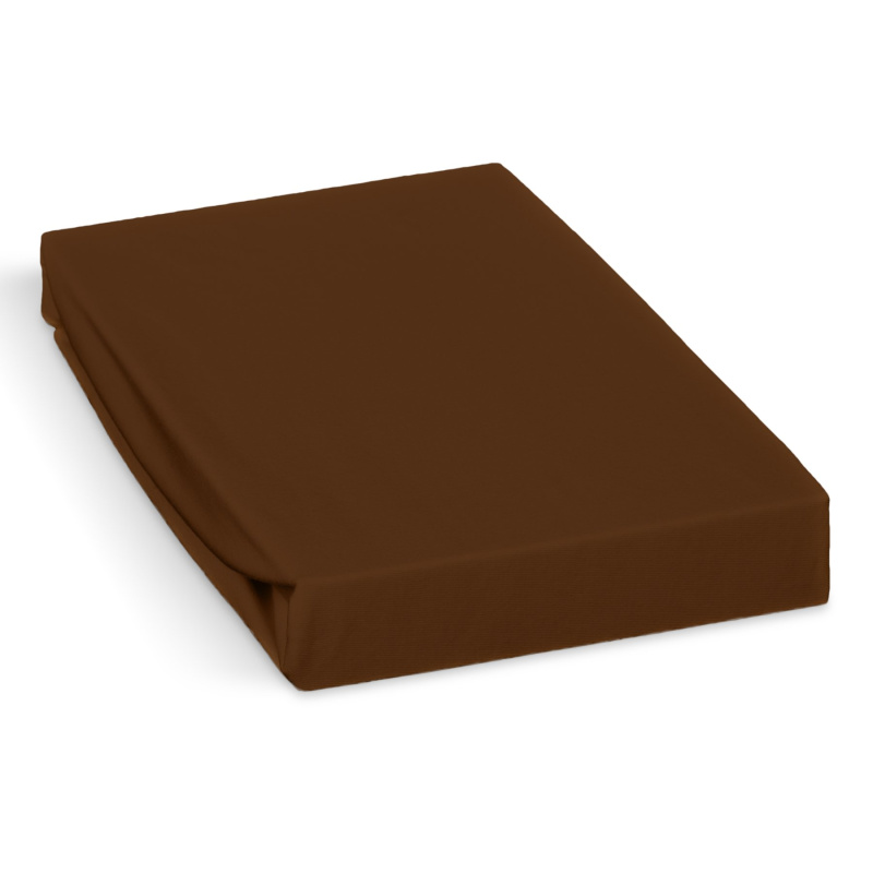 Polášek jersey prostěradlo 140x200cm, světle hnědé