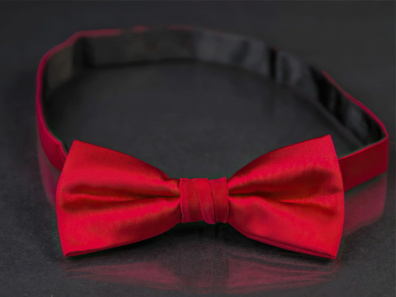 Motýlek pánský AMJ červený MP007