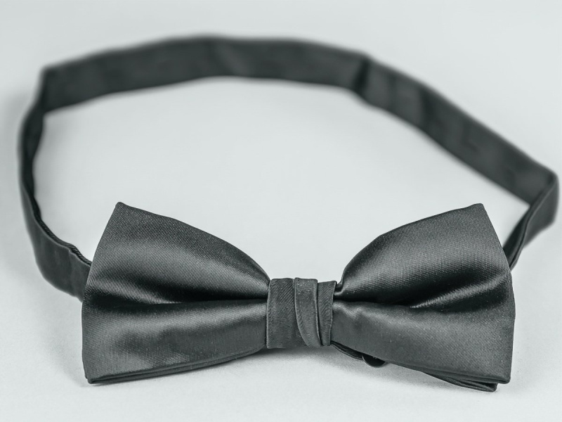 Motýlek pánský AMJ tmavě šedý MP022