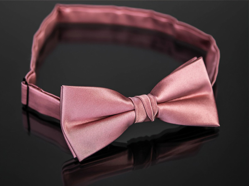 Motýlek pánský AMJ tmavě růžový MP030