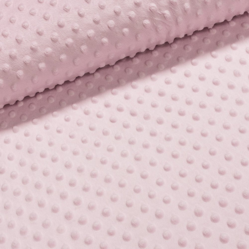 Minky 60701212 jednobarevná světle růžová, š.150cm (látka v metráži)