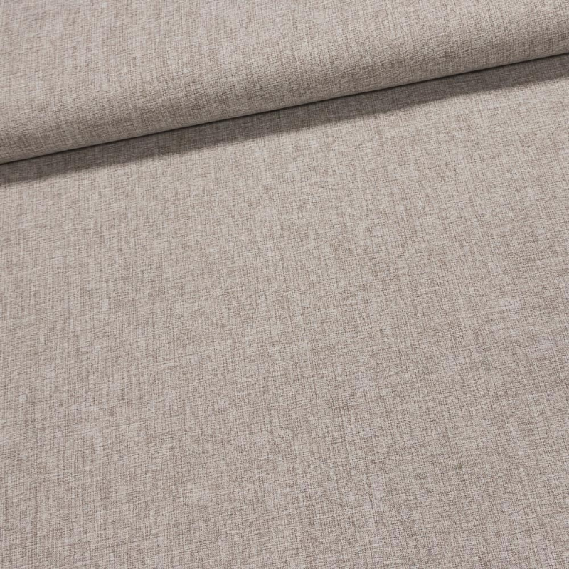 Forbyt absolutně zatemňující závěs, 100% blackout WEST 06, žíhaný, béžový, š.140cm (látka v metráži)