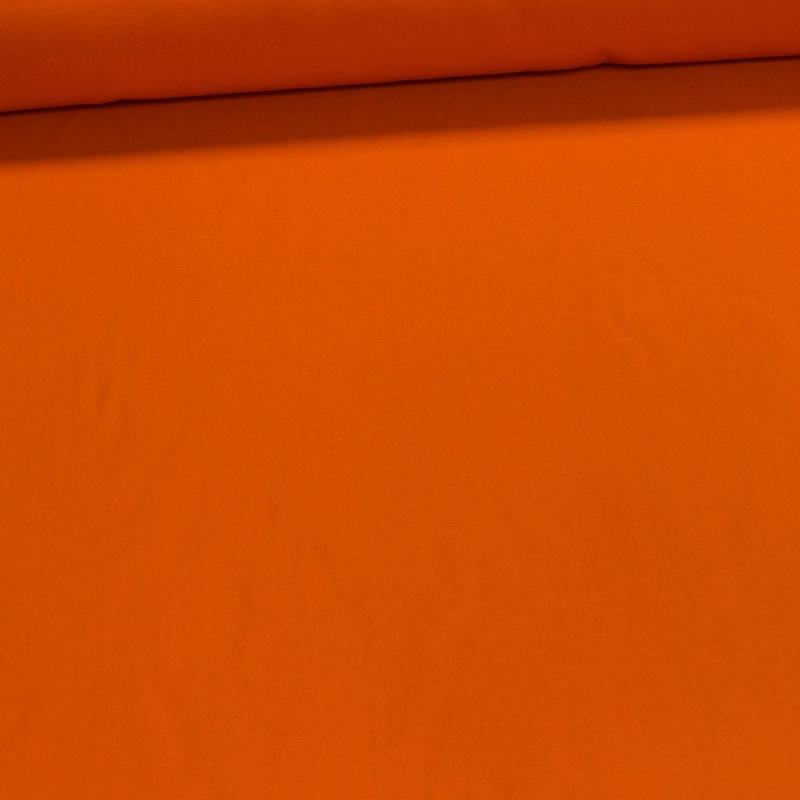 Bavlněný kepr PROTON 245 ORANGE jednobarevná oranžová, š.150cm (látka v metráži)