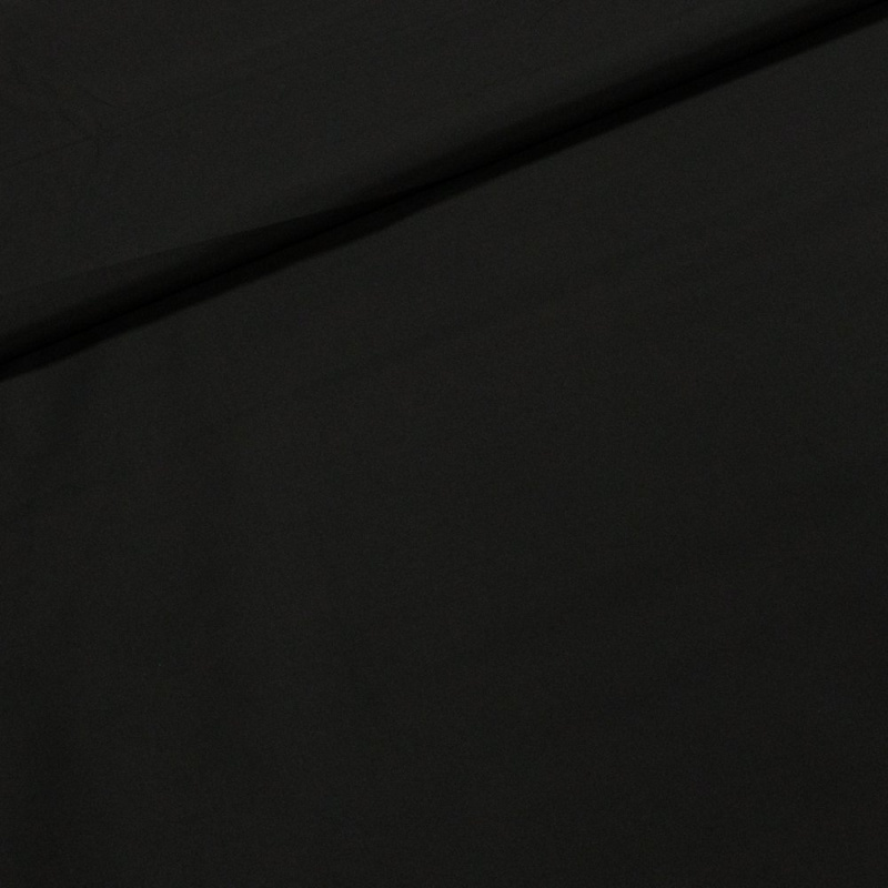 Šusťákovina (lehká kočárkovina) TPU 1 jednobarevná černá, š.150cm (látka v metráži)