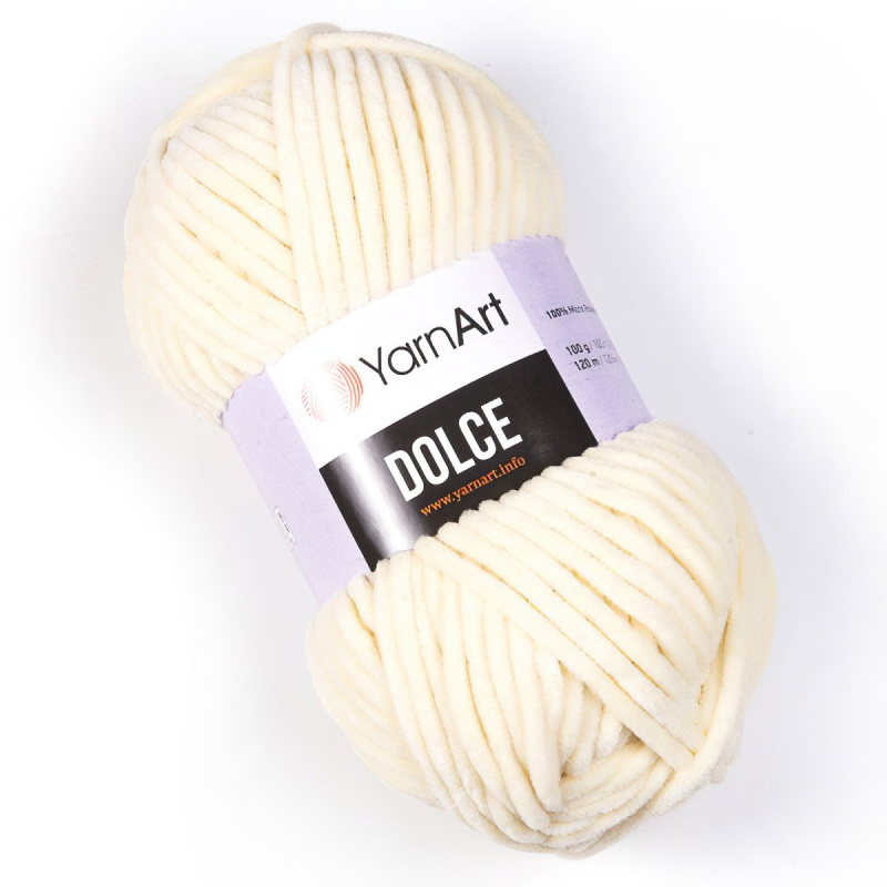 Pletací příze YarnArt DOLCE 783 světle žlutá, efektní, 100g/120m