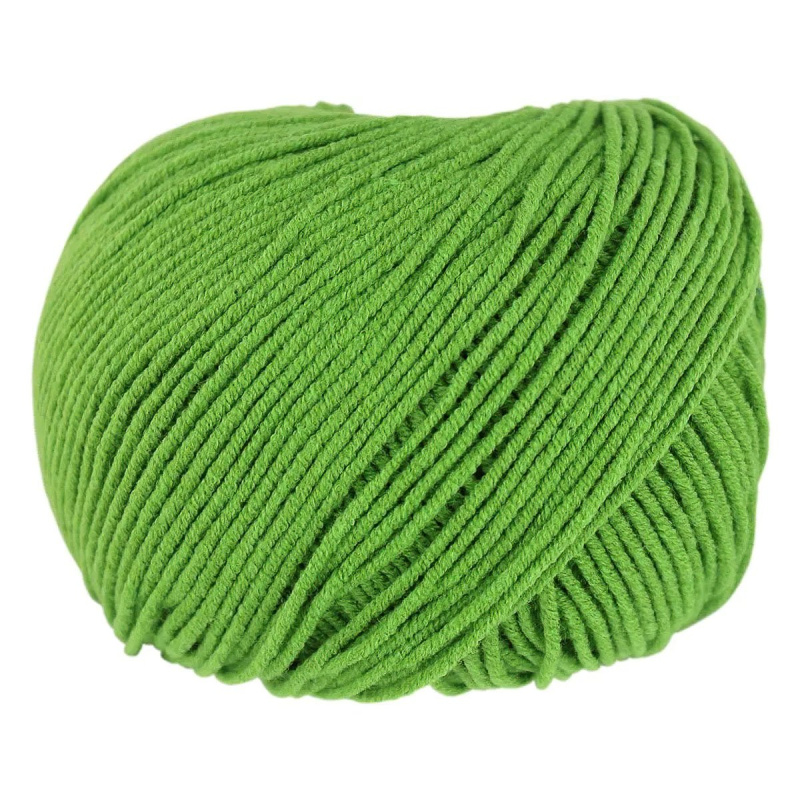 Pletací / háčkovací příze Vlna-Hep JEANS 8156 tmavě zelená, jednobarevná, 50g/160m